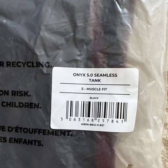 Onyx 5.0 Seamless Tank - Red and Black NEW - Picture 2 of 4